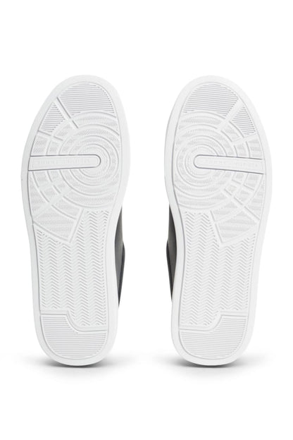Tommy Hilfiger 5367 Pebble Grain Court Leather Sneakers Desert Sky
