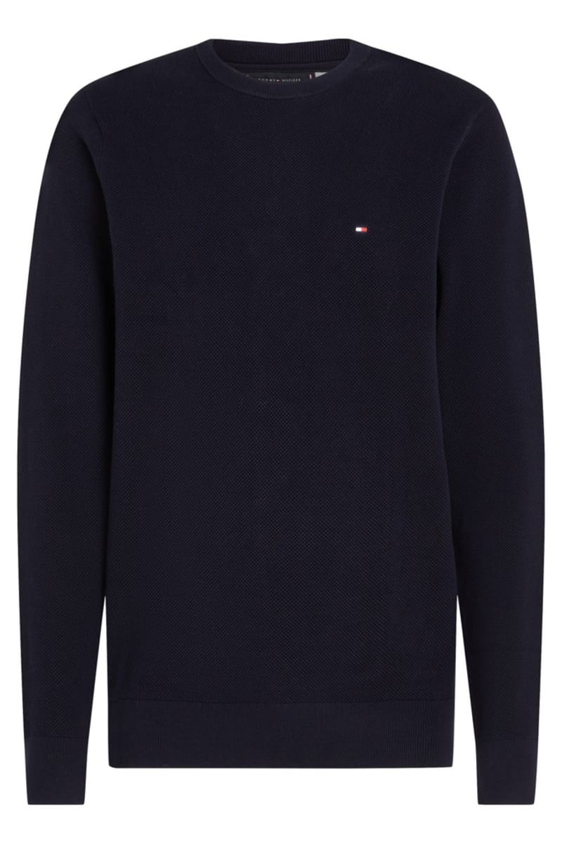 Hilfiger 36347 Ess Structure Crew Aw26 - NVY BLU