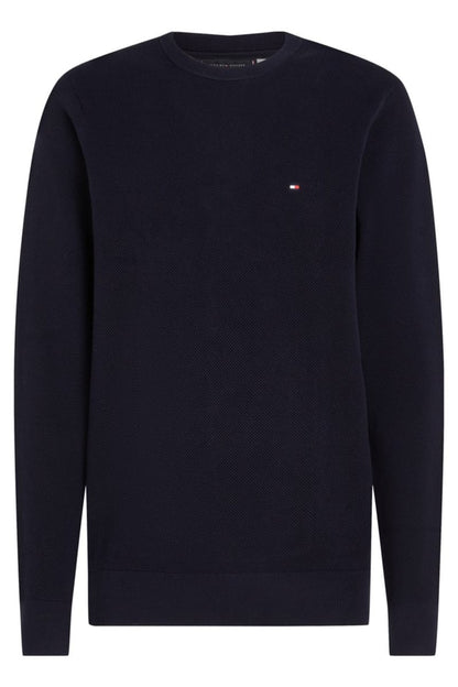 Hilfiger 36347 Ess Structure Crew Aw26 - NVY BLU