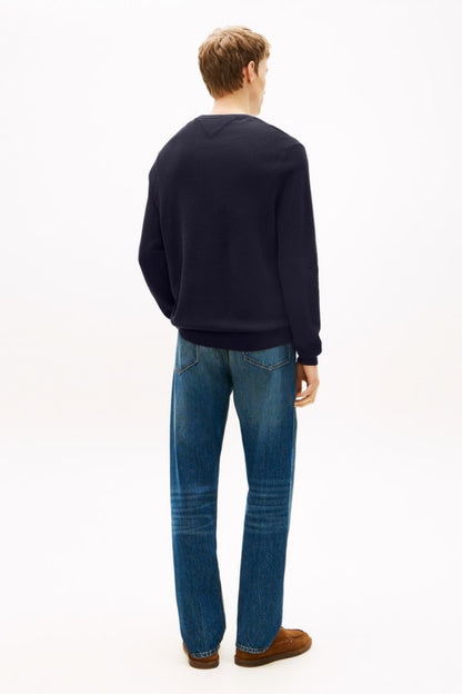 Hilfiger 36347 Ess Structure Crew Aw26 - NVY BLU