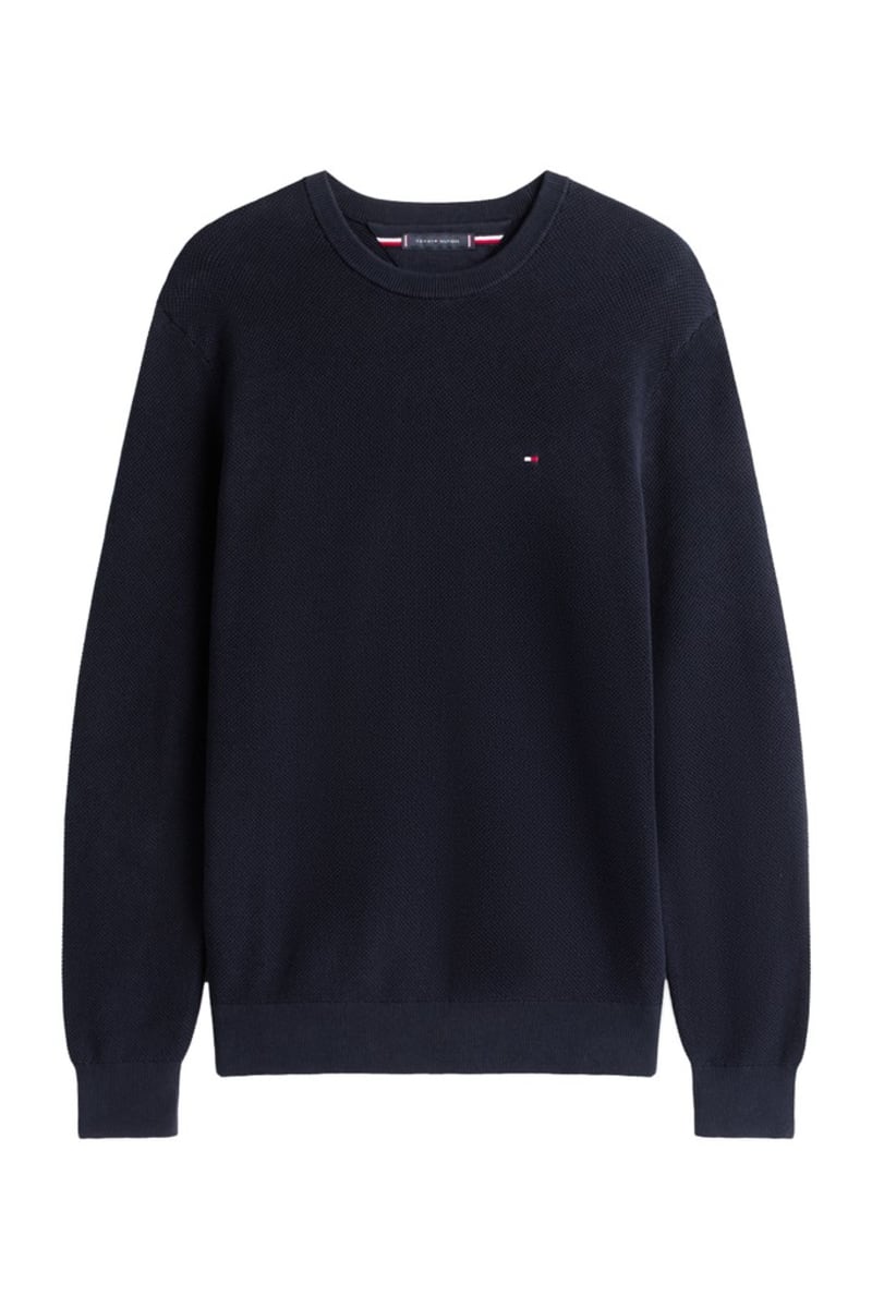 Hilfiger 36347 Ess Structure Crew Aw26 - NVY BLU