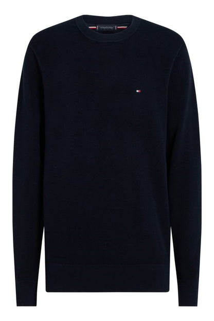 Hilfiger 36347 Ess Structure Crew Aw26 - NVY BLU