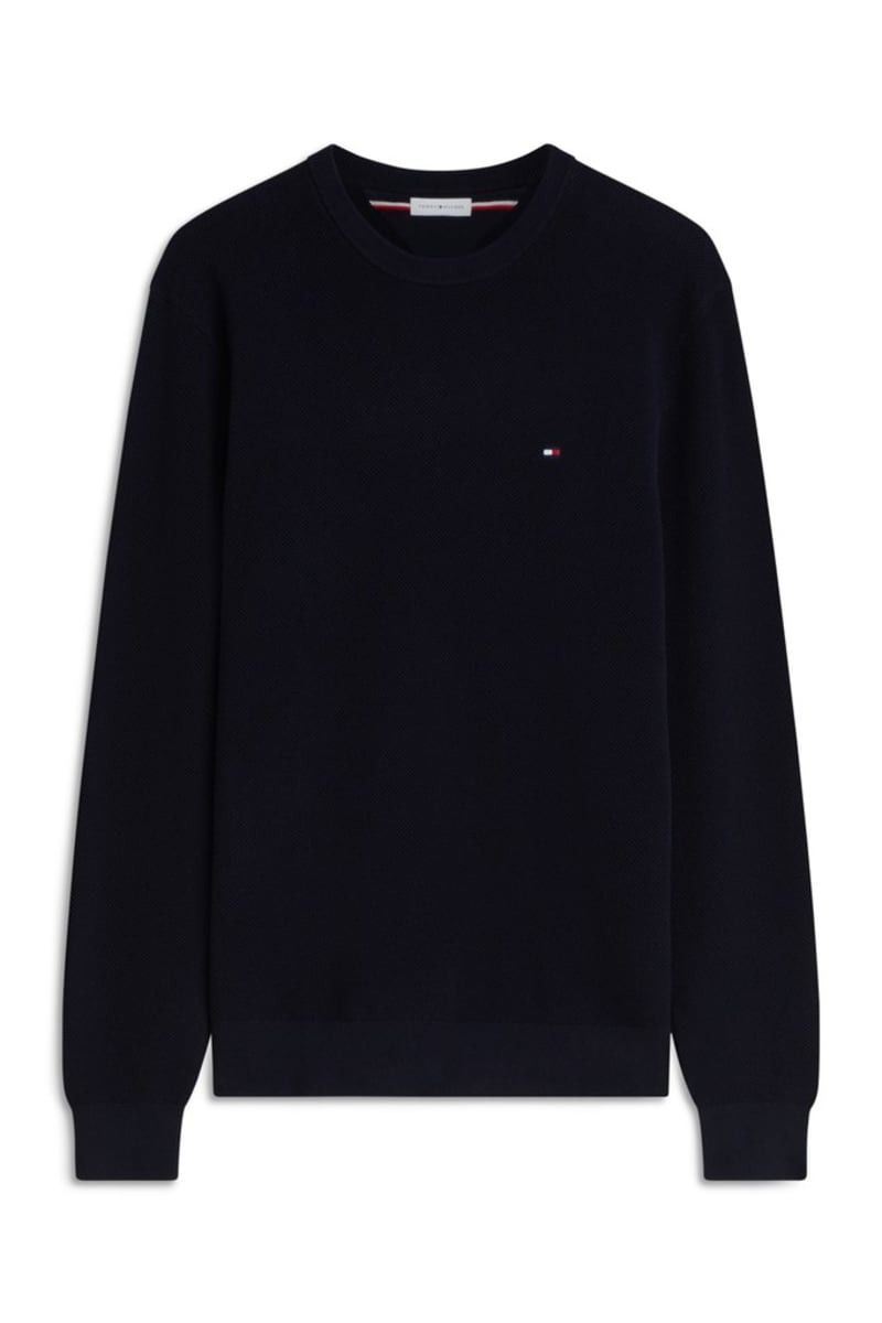 Hilfiger 36347 Ess Structure Crew Aw26 - NVY BLU