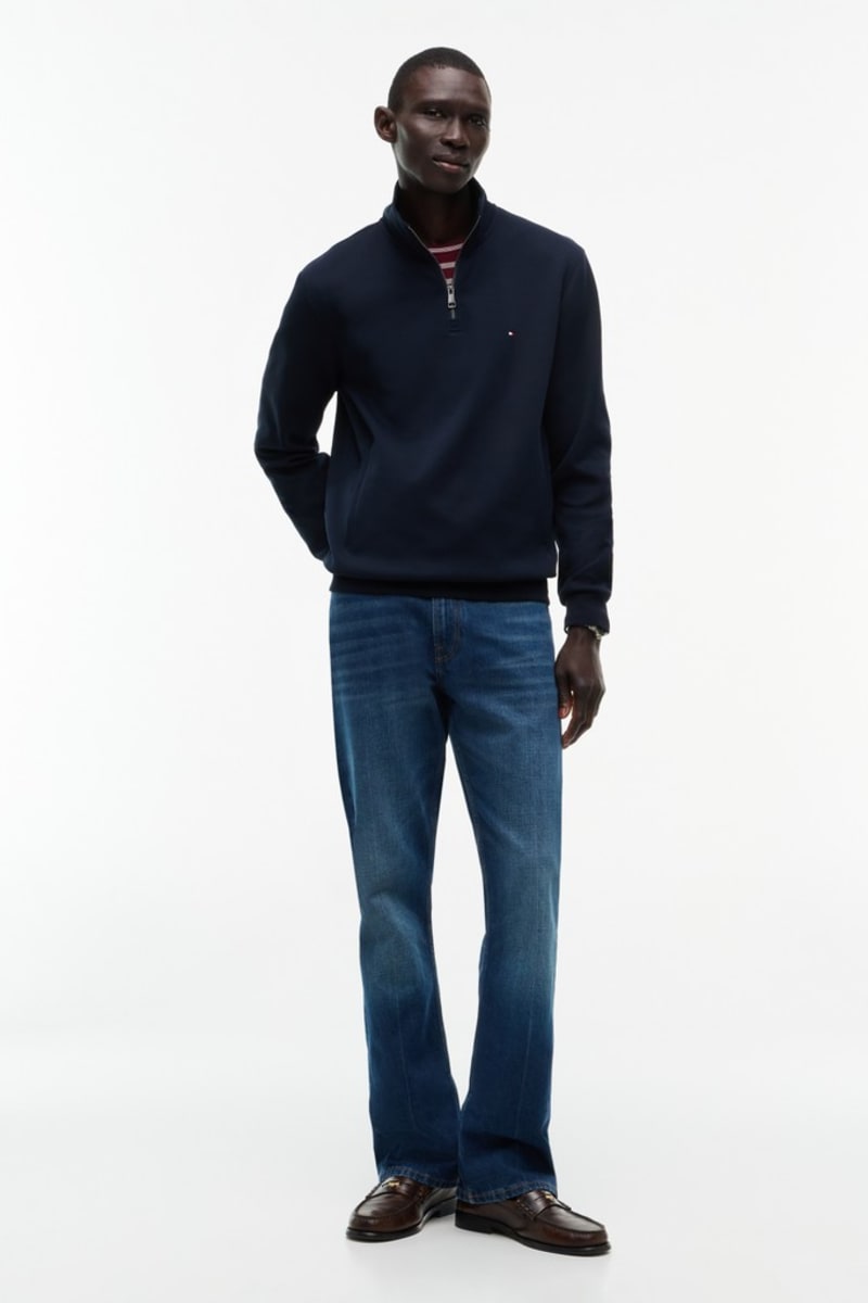 Hilfiger 36510 Ess Intechno 1/4 Aw26 - NVY BLUE