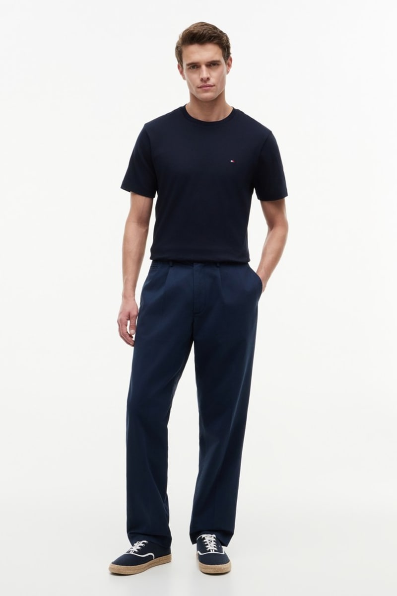 Hilfiger Soft Touch Light Tee Aw26 - NVY BLUE