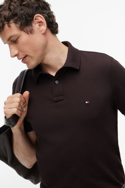 Hilfiger 1985 Reg Polo Aw26 - CHOCOLATE