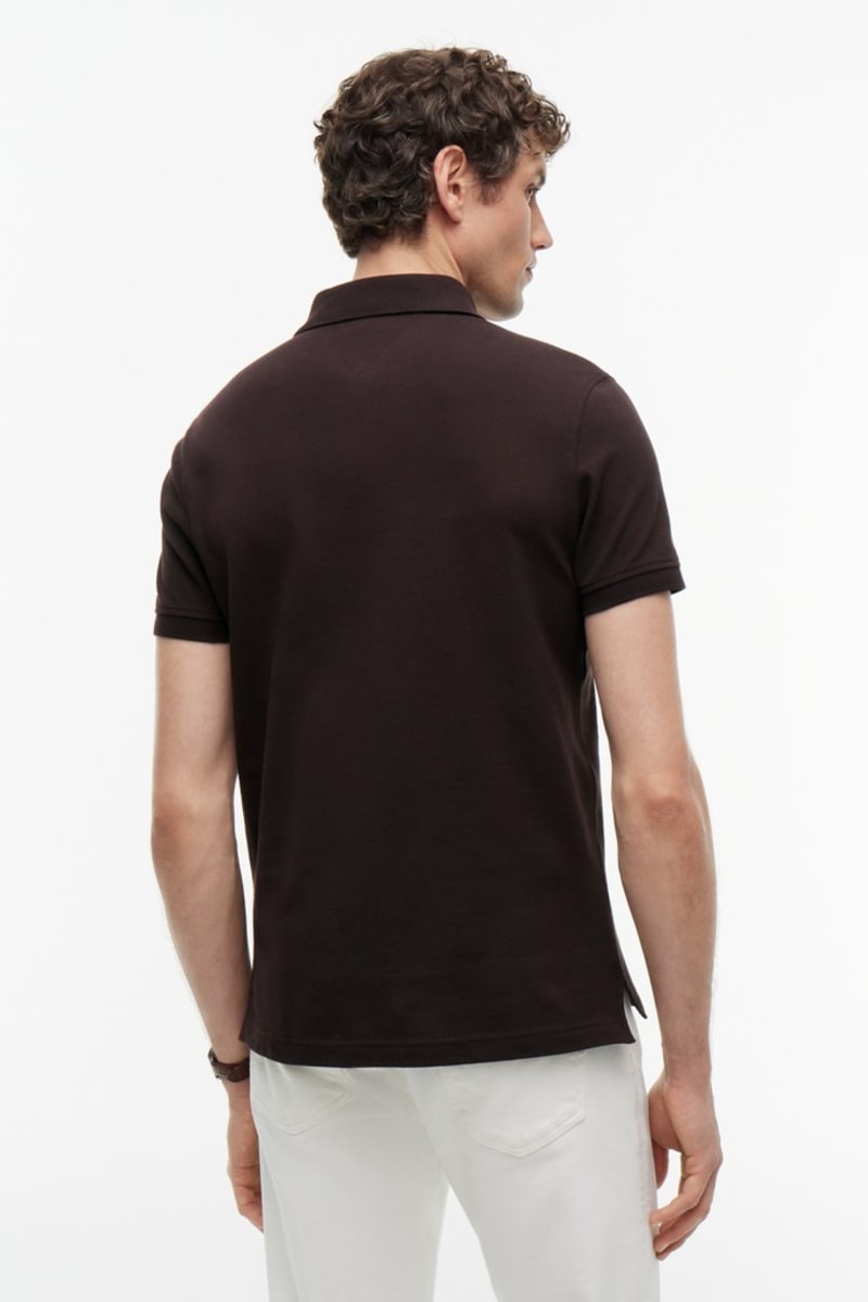 Hilfiger 1985 Reg Polo Aw26 - CHOCOLATE