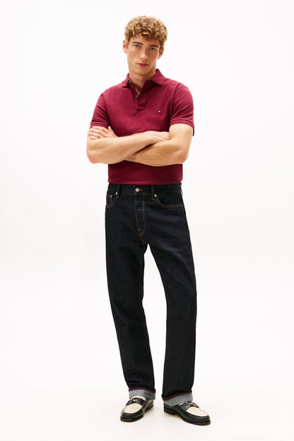 Hilfiger 1985 Reg Polo Aw26 - BURGUNDY