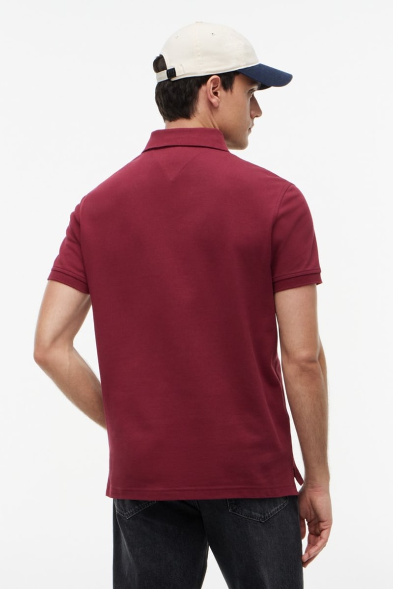Hilfiger 1985 Reg Polo Aw26 - BURGUNDY