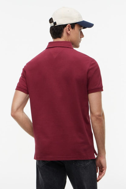 Hilfiger 1985 Reg Polo Aw26 - BURGUNDY
