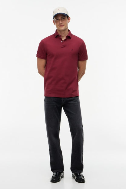 Hilfiger 1985 Reg Polo Aw26 - BURGUNDY