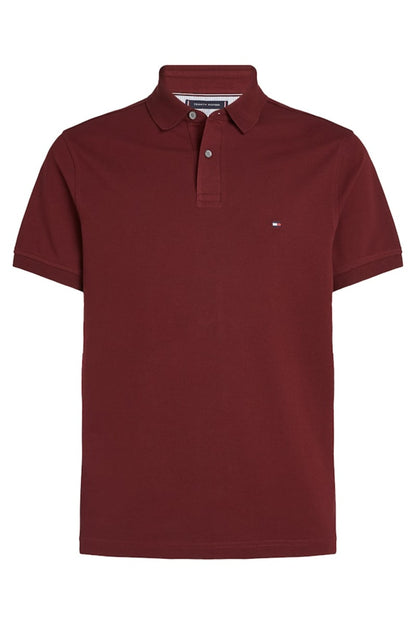 Hilfiger 1985 Reg Polo Aw26 - BURGUNDY