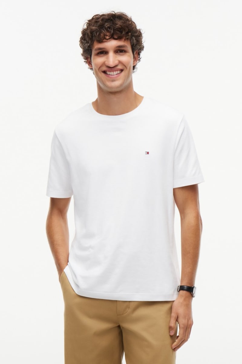 Hilfiger Soft Touch Light Tee Aw26 - WHITE