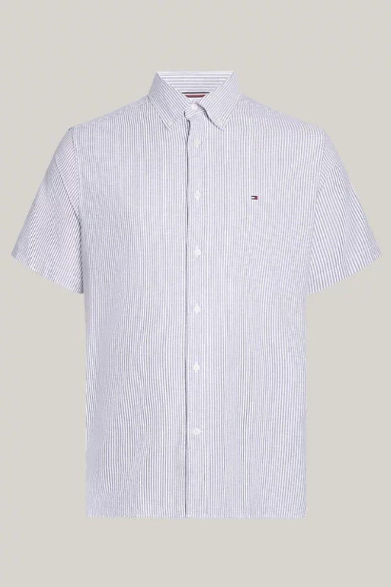 Tommy Hilfiger 1985 Flex Oxford Stripe Shirt