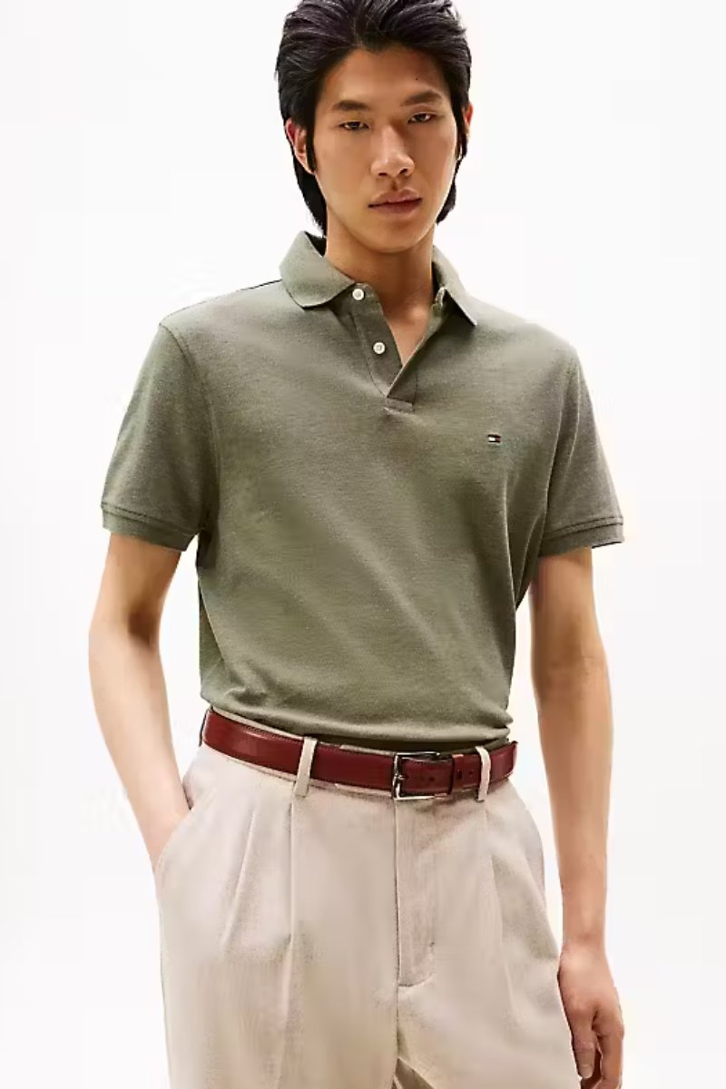 Tommy Hilfiger 1985 Reg Poloshirt Olive