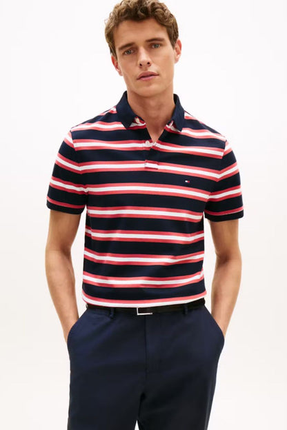 Tommy Hilfiger 1985 Regular Polo Pink Multi
