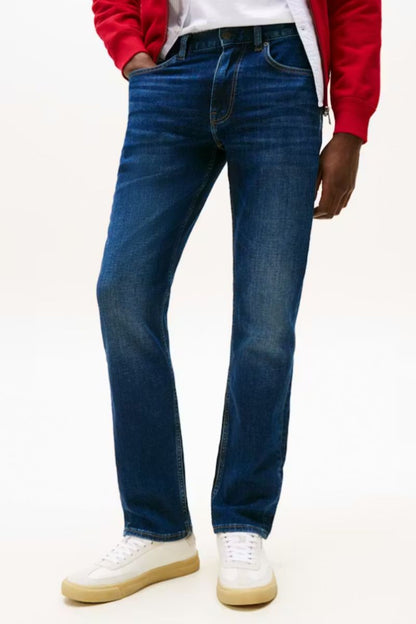 Tommy Hilfiger 39034 Core Denton Straight Fit Jean in Dark Blue, front view