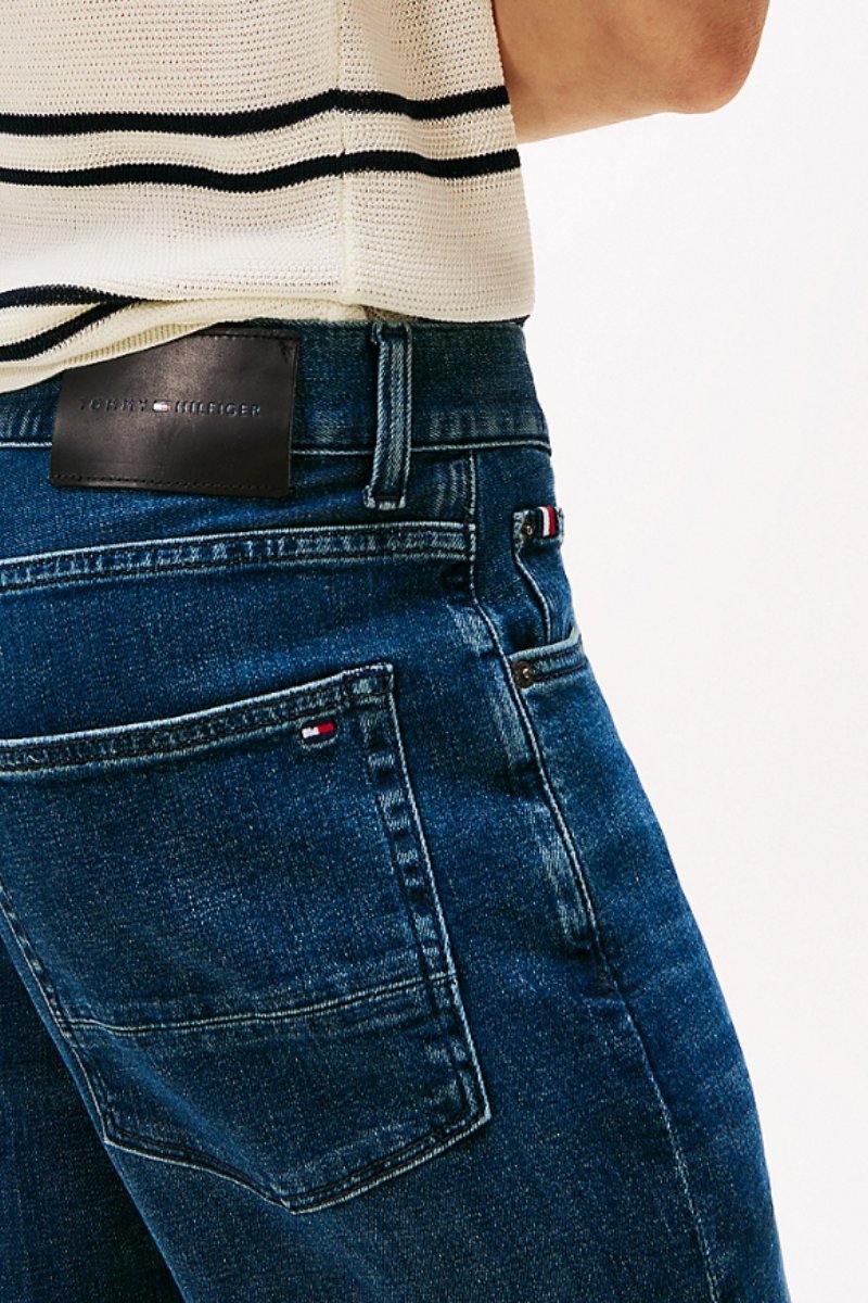 Tommy Hilfiger Core Denton Straight Jean Tinted Blue