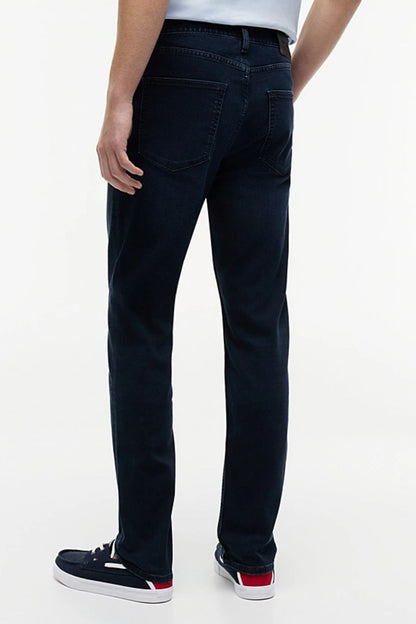 Tommy Hilfiger 39036 Core Denton Straight Fit Jean in Blue Black, back view