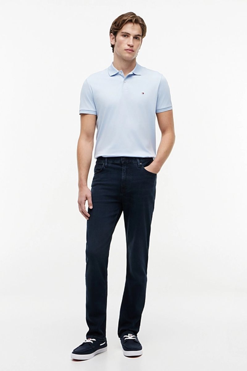 Tommy Hilfiger 39036 Core Denton Straight Fit Jean in Blue Black, detail