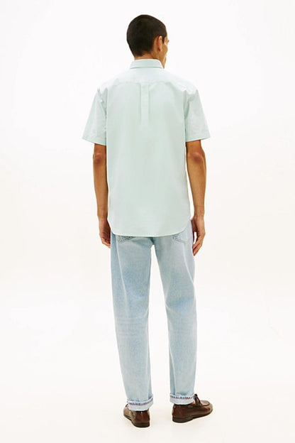 Tommy Hilfiger 42285 SS Oxford Solid Shirt Mint