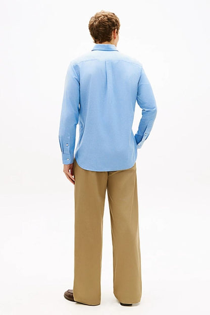 Tommy Hilfiger 42287 Oxford Solid Shirt Blue
