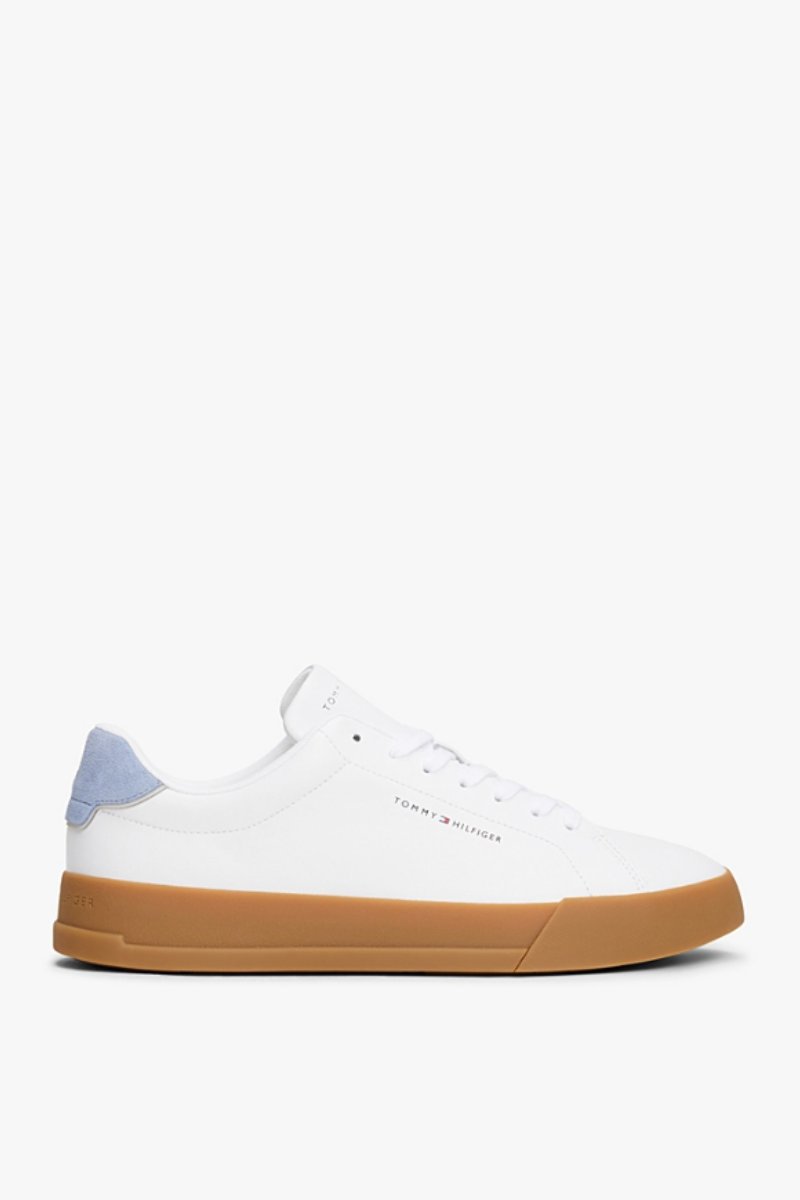 Tommy Hilfiger 5367 Court Leather Detail White