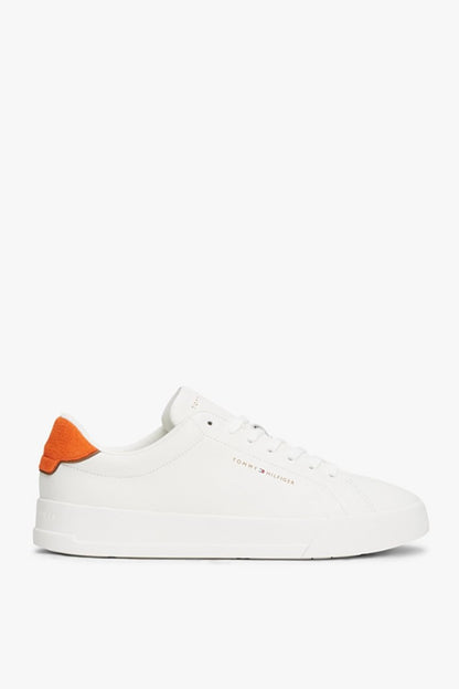 Tommy Hilfiger 5367 Court Leather Detail Ecru
