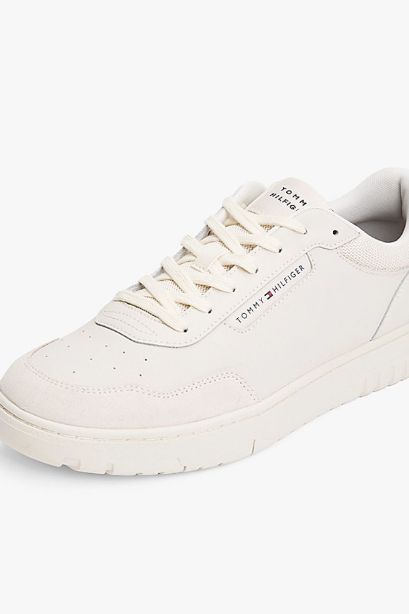 Tommy Hilfiger 5467 Basket Core Leather Alabaster