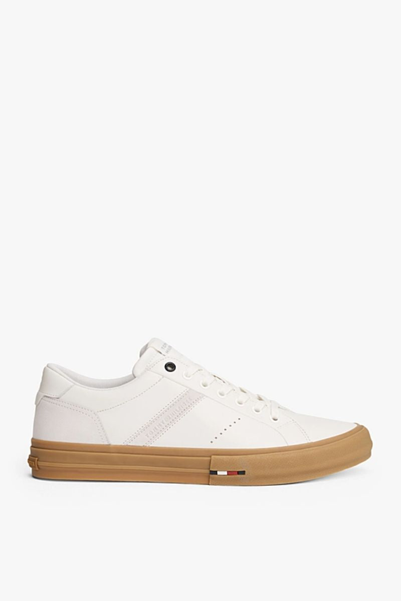 Tommy Hilfiger 5626 Hi Vulc Leather Ecru