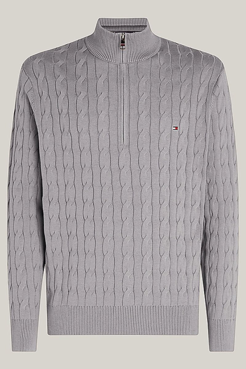 Tommy Hilfiger Classic Cotton Cable Grey