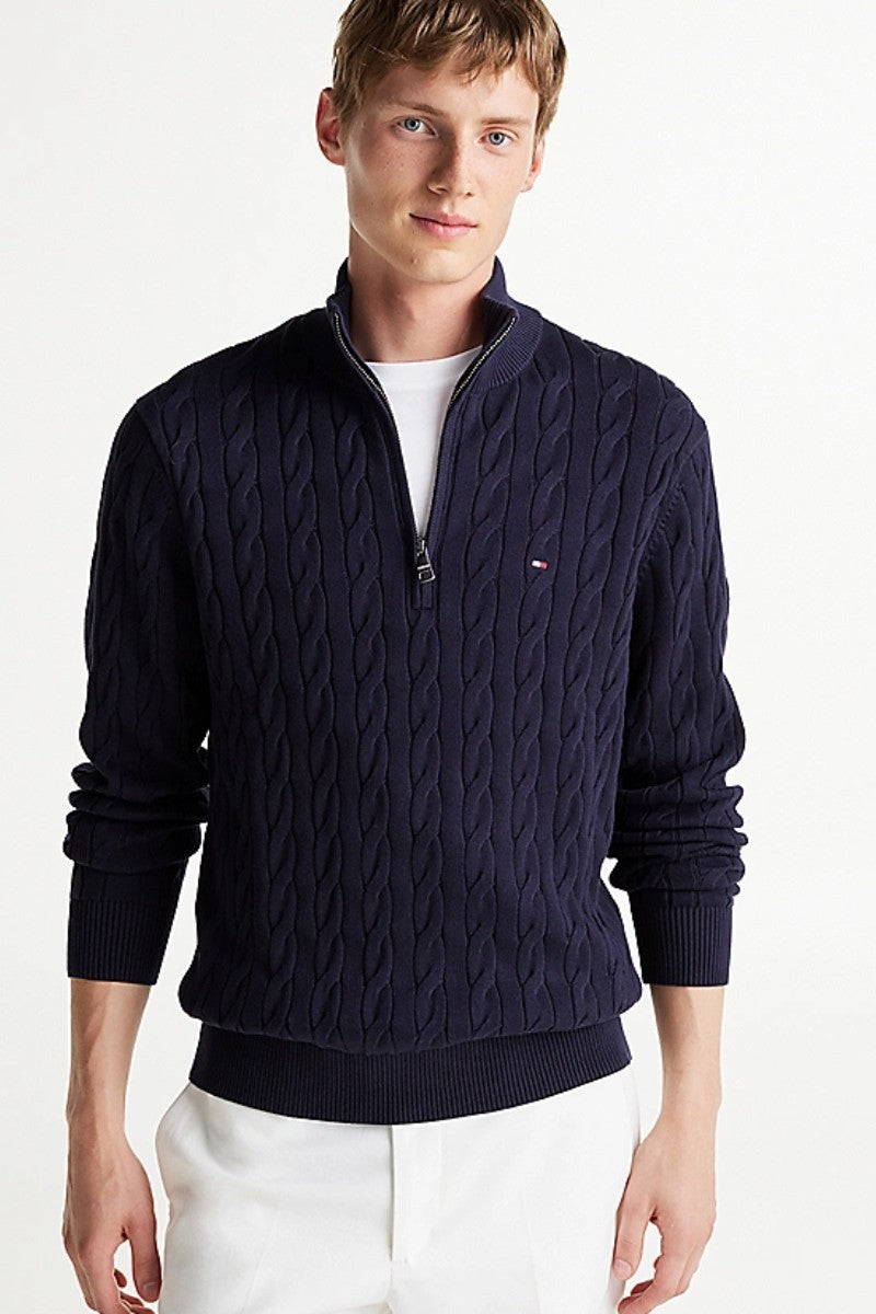 Tommy Hilfiger Classic Cotton Cable Navy