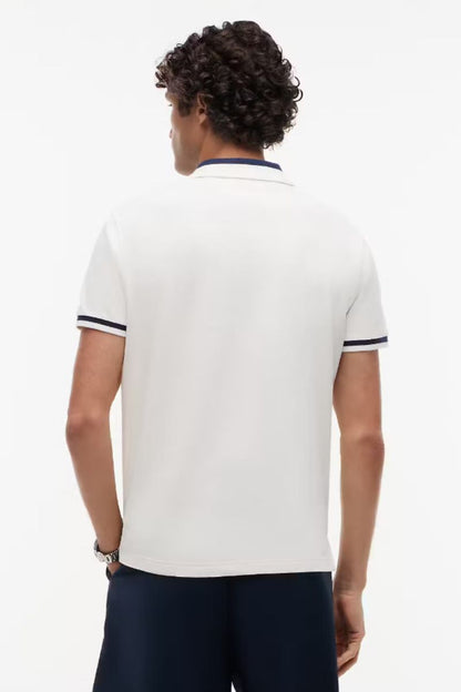Tommy Hilfiger Contrast Collar Block Ivory Petal