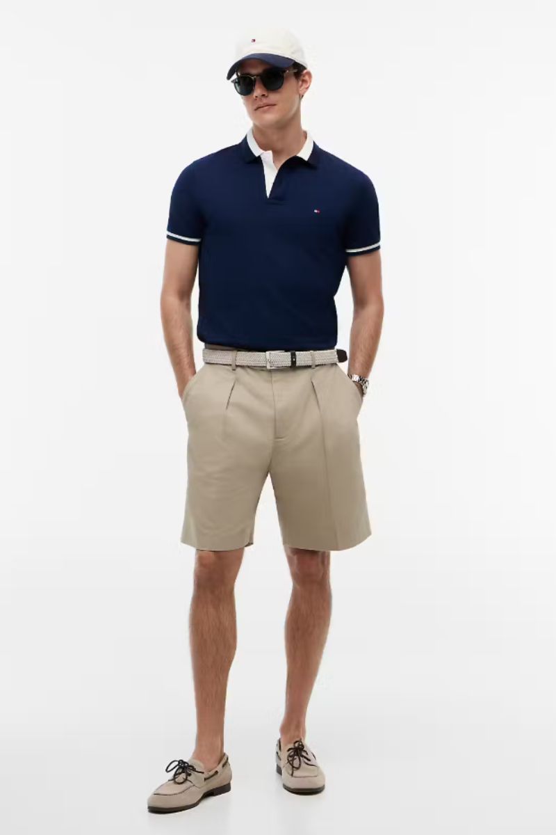 Tommy Hilfiger Contrast Collar Block Navy