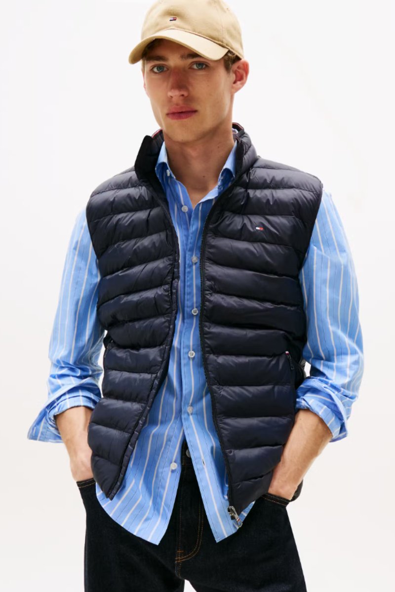 Tommy Hilfiger 39989 Core Packable Recycled Gilet Navy