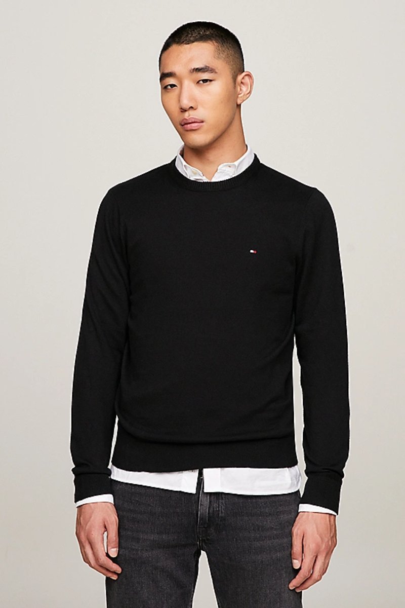 Tommy Hilfiger Pima Cotton Cashmere Black