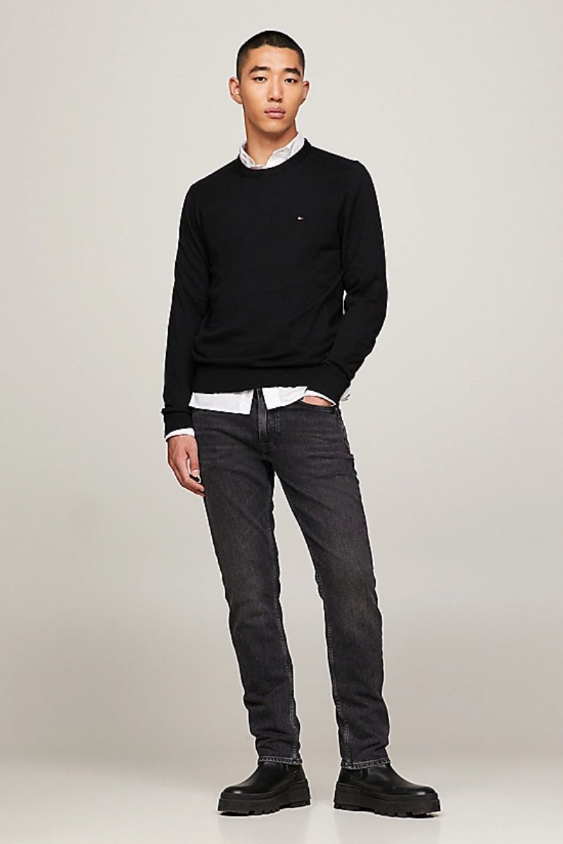 Tommy Hilfiger Pima Cotton Cashmere Black