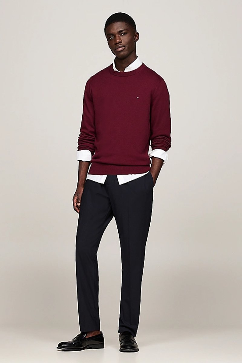 Tommy Hilfiger Pima Cotton Cashmere Rouge