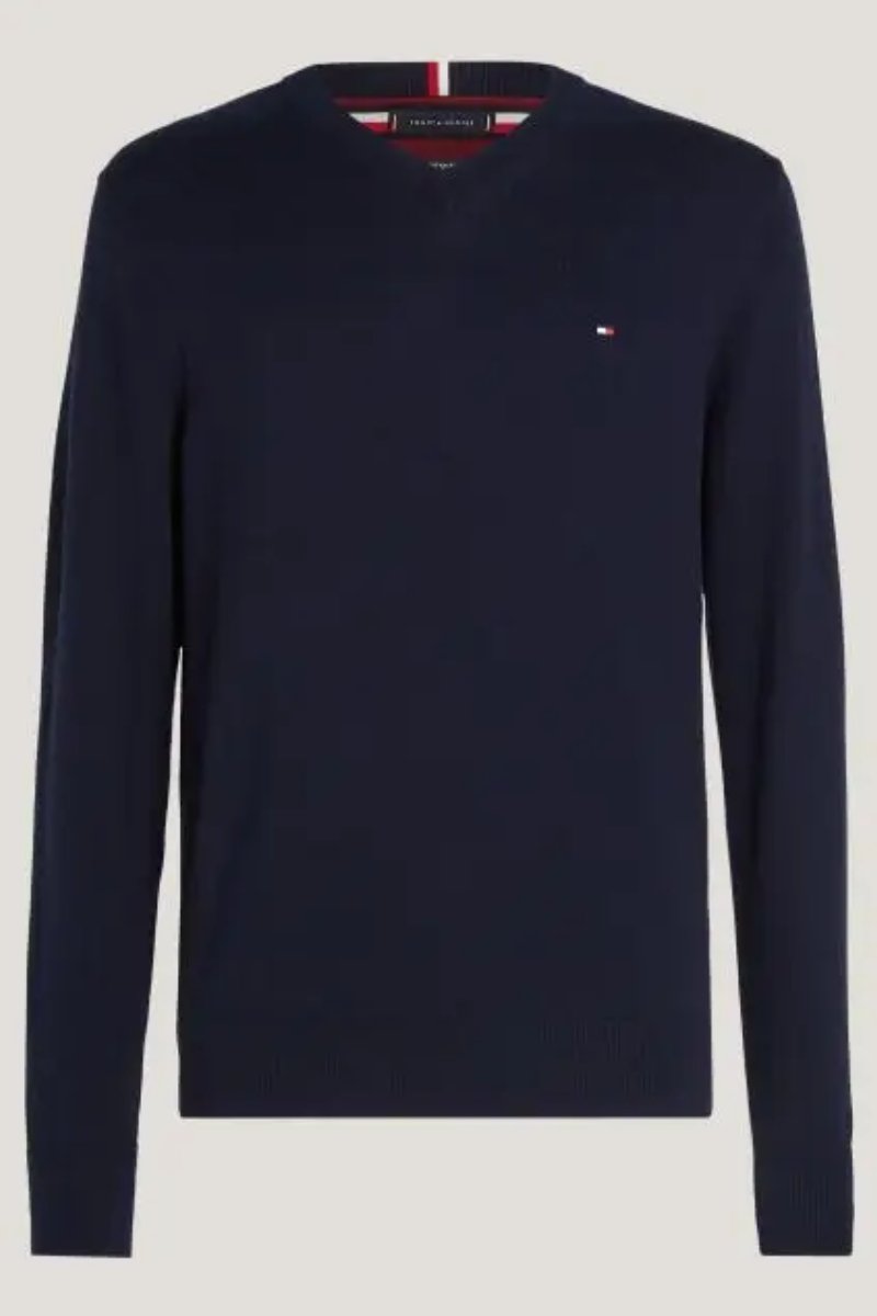 Tommy Hilfiger Pima Cotton Cashmere V-Neck