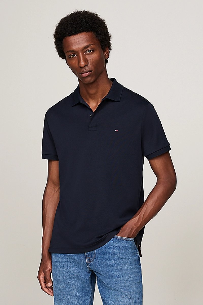 Tommy Hilfiger Liquid Cotton Polo Navy