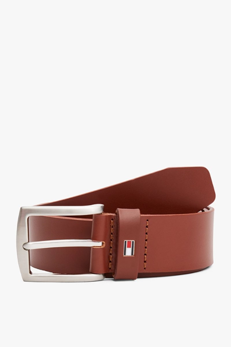 Tommy Hilfiger Denton 3.5 Belt Dark Tan
