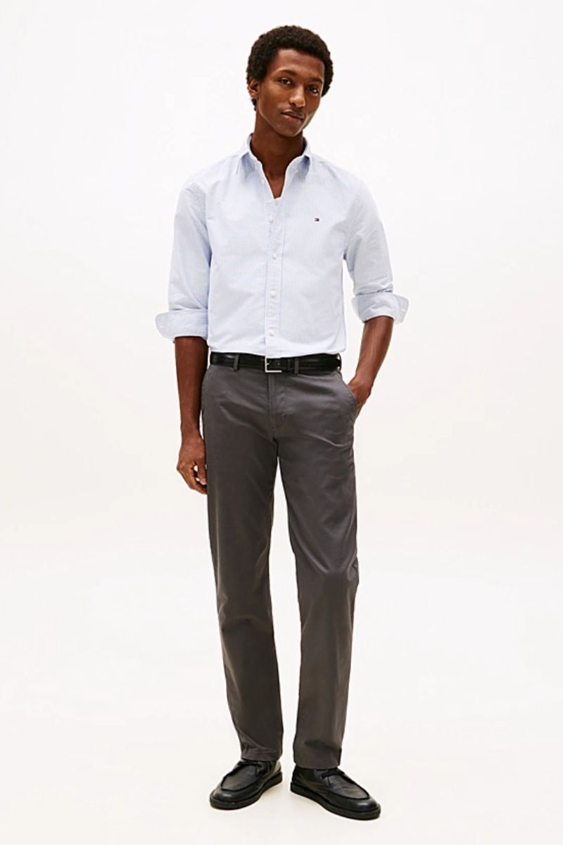 Tommy Hilfiger 28884 Denton Straight Fit 1985 Chino Dark Ash — view 3