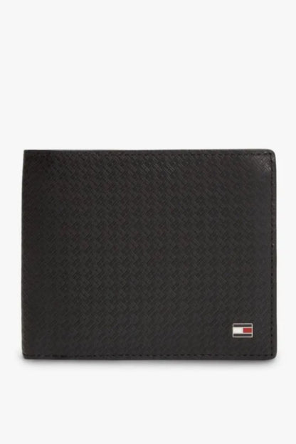 Tommy Hilfiger Embossed CC &amp; Coin Wallet Black