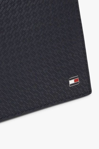 Tommy Hilfiger Embossed CC &amp; Coin Wallet Navy