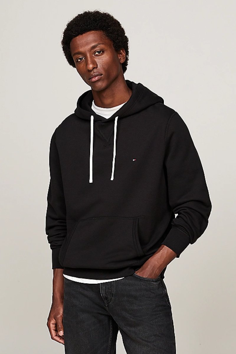 Tommy Hilfiger Fleece Hoodie Black