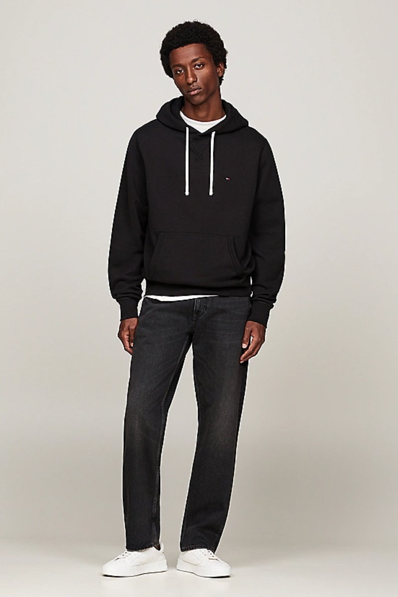 Tommy Hilfiger Fleece Hoodie Black