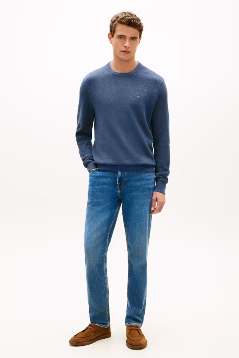 Tommy Hilfiger Seasonal Structure Crew Agean Sea