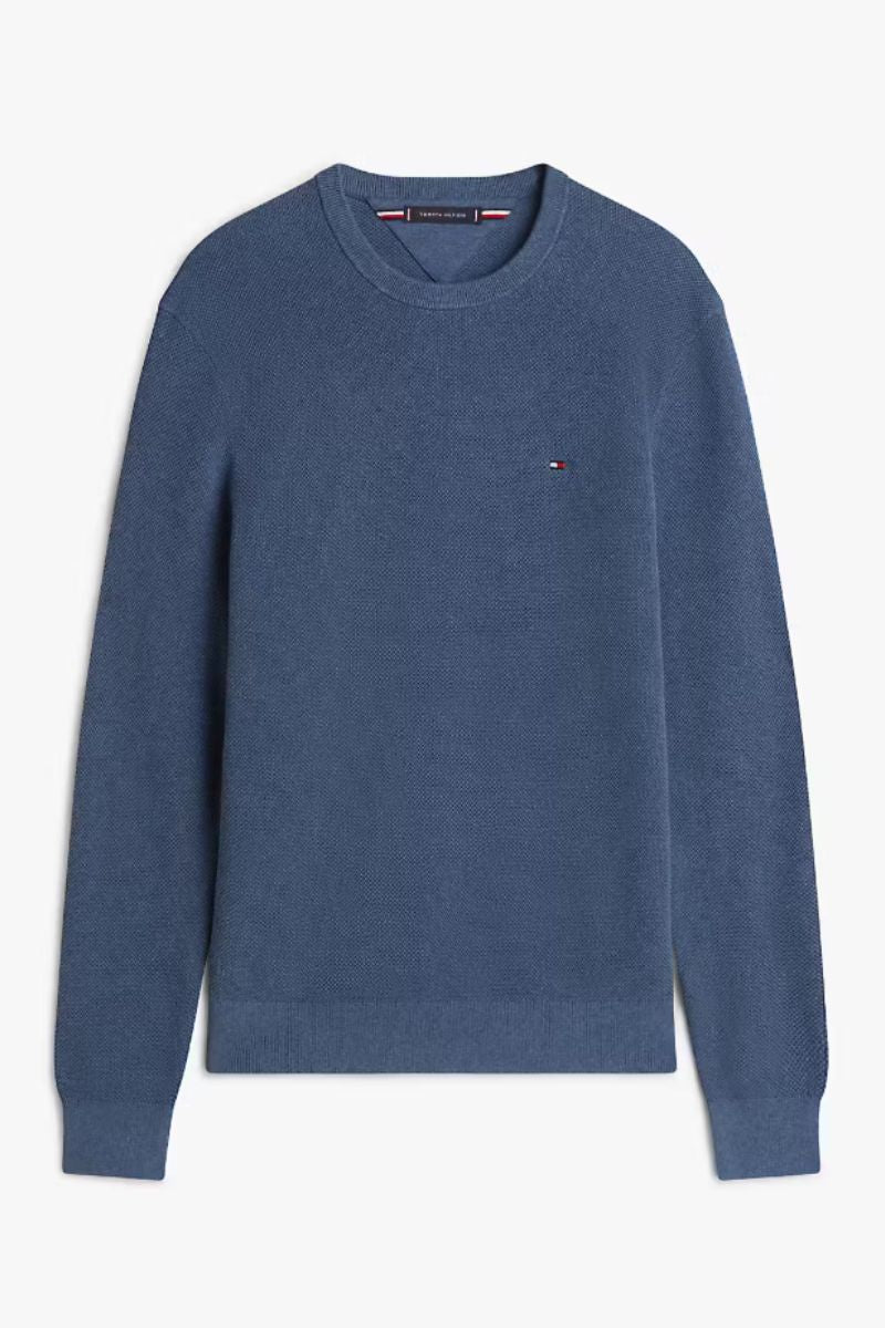 Tommy Hilfiger Seasonal Structure Crew Agean Sea