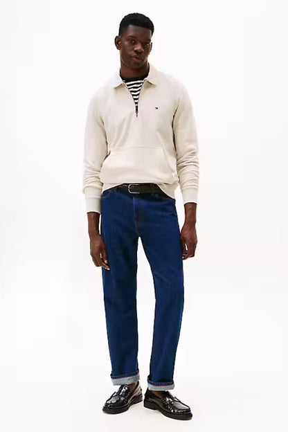 Tommy Hilfiger Essential Terry Zip Oatmilk