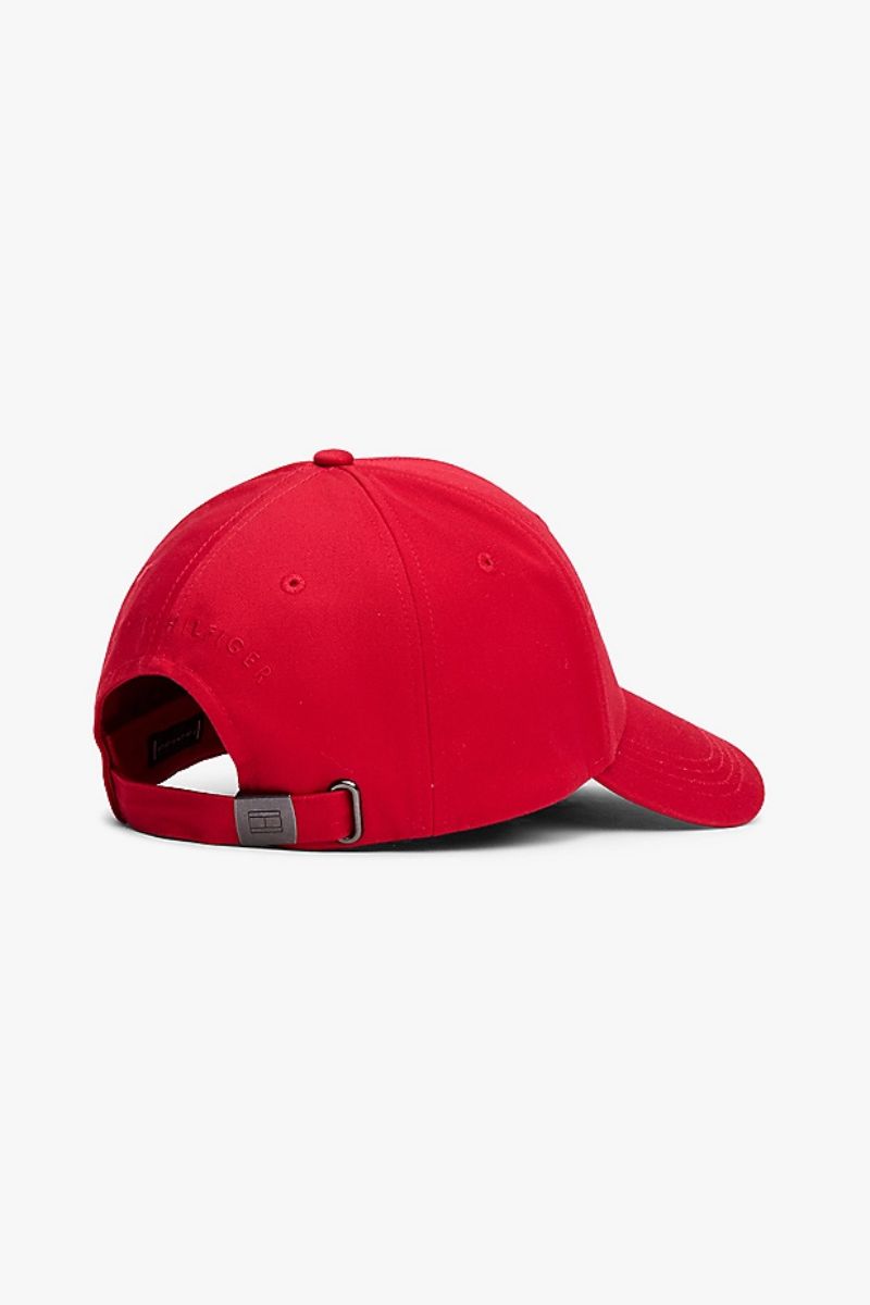 Tommy Hilfiger Flag Cotton 6 Panel Cap Red